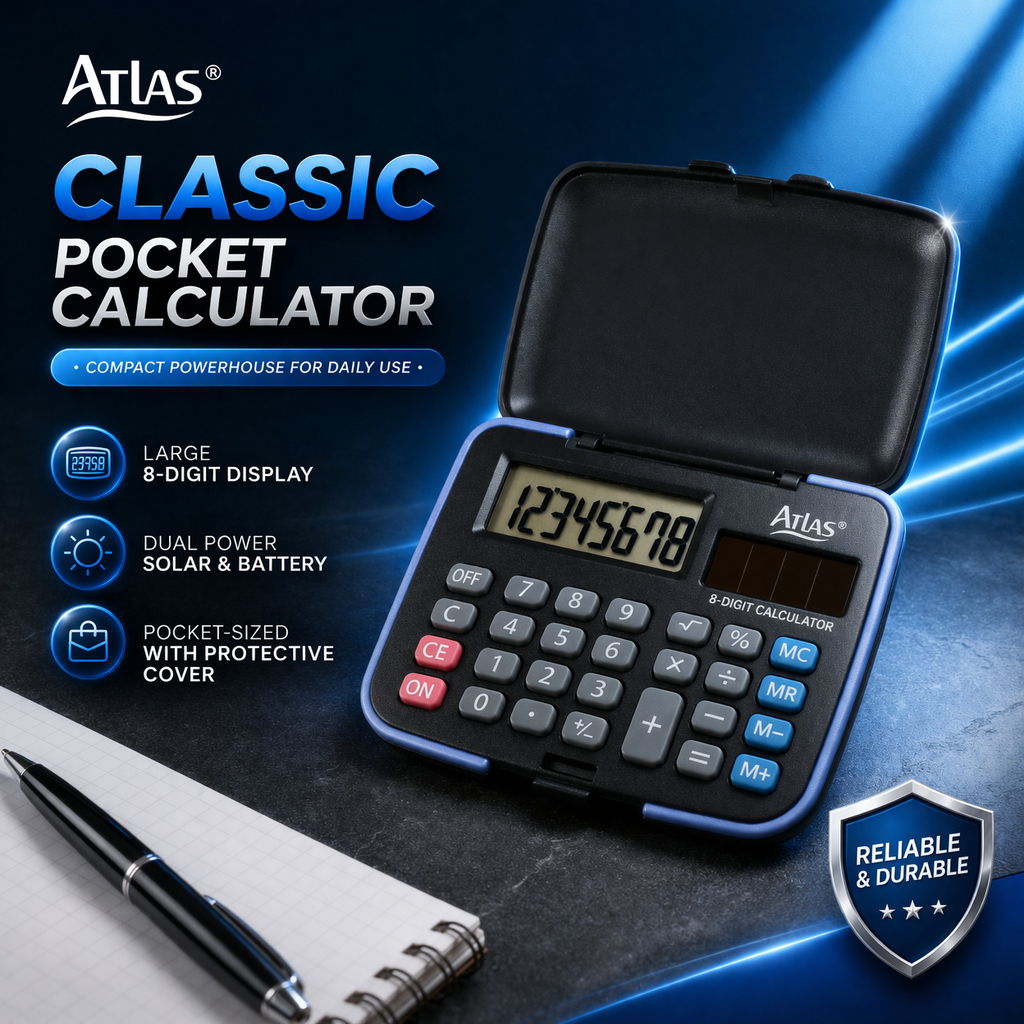 Atlas pocket calculator